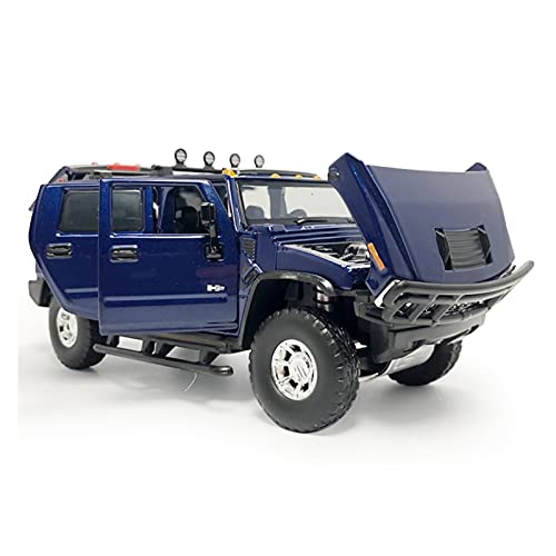 Vehículos modelo Fundición A Presión Modelo Coche A Escala 1:32 Para 2005 Hummer H2 SUV Aleación CNC Fundición A Presión Simulación Coche Juguete Decoración Niños Adultos Regalos Juegos Regalos Festiv