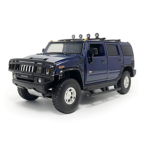 Vehículos modelo Fundición A Presión Modelo Coche A Escala 1:32 Para 2005 Hummer H2 SUV Aleación CNC Fundición A Presión Simulación Coche Juguete Decoración Niños Adultos Regalos Juegos Regalos Festiv