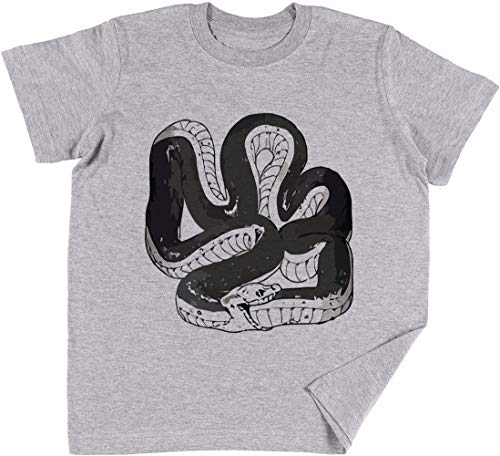 Vendax Chloes Serpiente Camisa Niños Chicos Chicas Unisexo Camiseta Gris