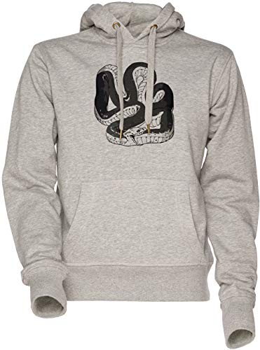 Vendax Chloes Serpiente Camisa Unisexo Sudadera con Capucha Gris