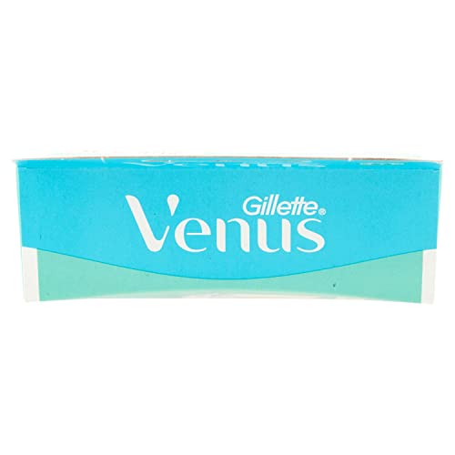 Venus Deluxe Smooth Sensitive, cuchillas de afeitar para mujer, suave protección de la piel, 3 cuchillas de recambio [OFICIAL]