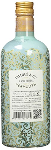 Vermouth Padró & Co, Vermut Blanco Reserva - 3 botellas de 75 cl, Total: 2250 ml