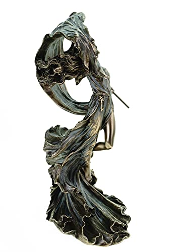 Veronese 708-7775 Nyx - Figura de la diosa griega de la noche (28 cm, bronce)