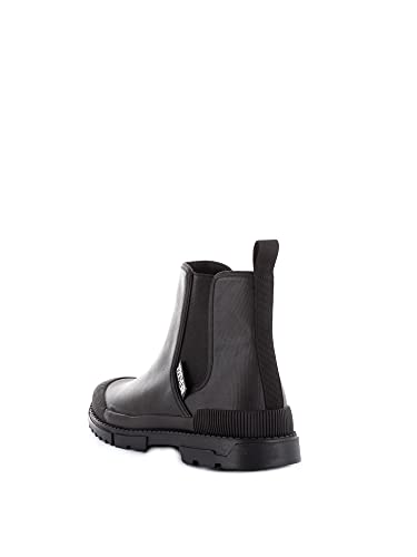 VERSACE JEANS COUTURE Botas de Hombre Negras 71YA3S03ZP007 899, Negro, 41 EU