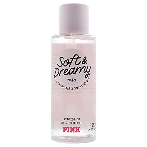 Victoria's Secret Pink Soft & dreamy Violet Petals Body Mist 250 ml (paquete de 1)