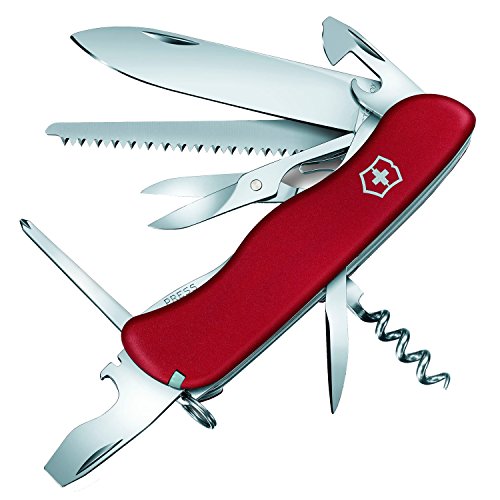 Victorinox Outrider Navaja con 14 funciones, incluyendo tijeras y destornillador Phillips