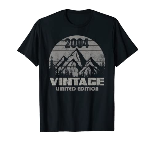 Vintage 2004 Limited Edition 18th Birthday 18 Year Old Camiseta