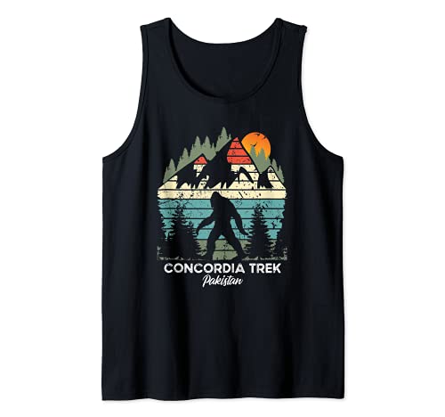 Vintage Concordia Trek Hiking Trail Retro 80's Camiseta sin Mangas