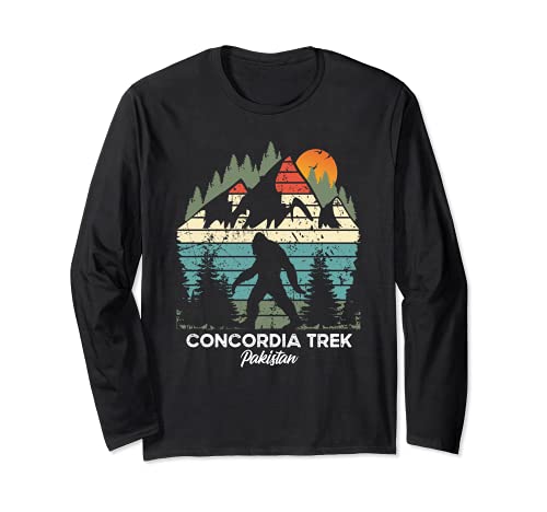 Vintage Concordia Trek Hiking Trail Retro 80's Manga Larga