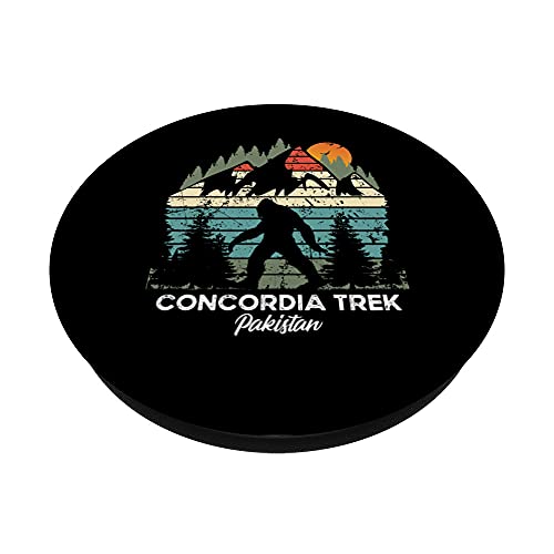 Vintage Concordia Trek Hiking Trail Retro 80's PopSockets PopGrip: Agarre intercambiable para Teléfonos y Tabletas