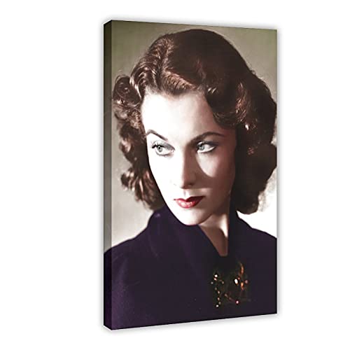 Vivien Leigh 4 - Póster de lienzo para pared, decoración de salón, dormitorio, marco de 60 x 90 cm