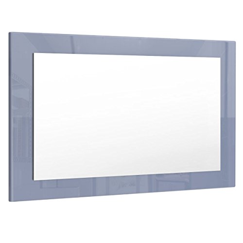 Vladon Espejo Lima, Espejo de Pared con Marco Moderno, GIRS de Alto Brillo (89 x 45 cm)