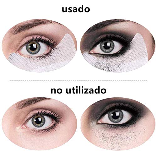 Voarge Almohadillas protectoras para sombra de ojos Protector para la herramienta de aplicación de maquillaje de ojos y labios 10 PCS Almohadillas sombra de ojos