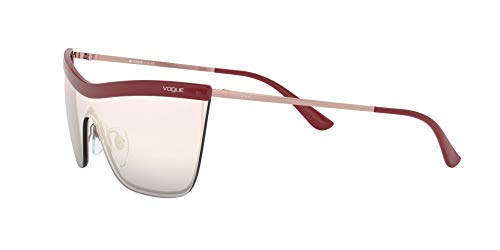 Vogue 0vo4149s Lentes oscuros, Rojo Rosa Dorado/Violeta Espejo Oro, 57 para Mujer