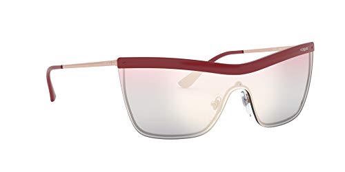 Vogue 0vo4149s Lentes oscuros, Rojo Rosa Dorado/Violeta Espejo Oro, 57 para Mujer