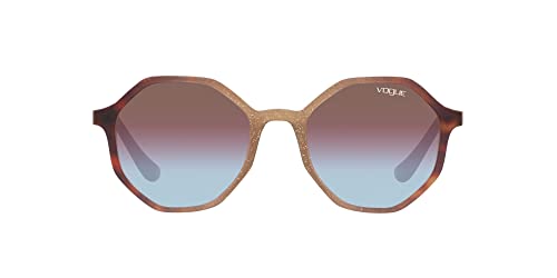 Vogue Eyewear 0VO5222S Gafas de Sol, Opal Beige Gliett Grad Havana, 52 para Mujer