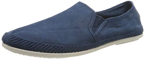 Wamba By Victoria André Elasticos Lona Tintada, Zapatillas Unisex Adulto, Azul (Marino 30), 40 EU