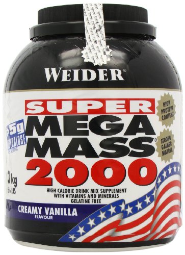 Weider Mega Mass 2000 Vainilla - 3000 gr