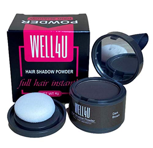 WELL4U - base de maquillaje en polvo para el cabello -maquillaje del cuero cabelludo -11 colores -base de maquillaje en polvo resistente al agua -más específico que el spray, o diferentes correctores