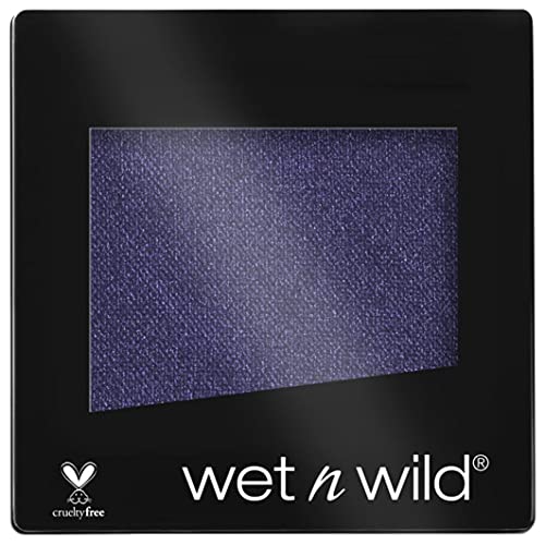Wet n Wild - Color Icon Eyeshadow Single - Sombra de Ojos Profesional Hiperpigmentada, Fórmula de Larga Duración, Colores Intensos - Color Azul Medianoche