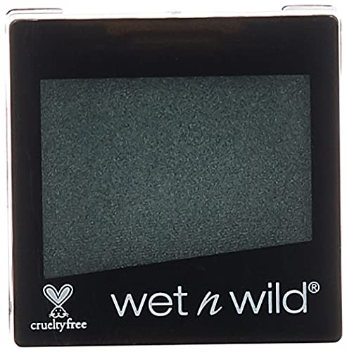 Wet n Wild - Color Icon Eyeshadow Single - Sombra de Ojos Profesional Hiperpigmentada, Fórmula de Larga Duración, Colores Intensos - Vegan - Color Verde Mar