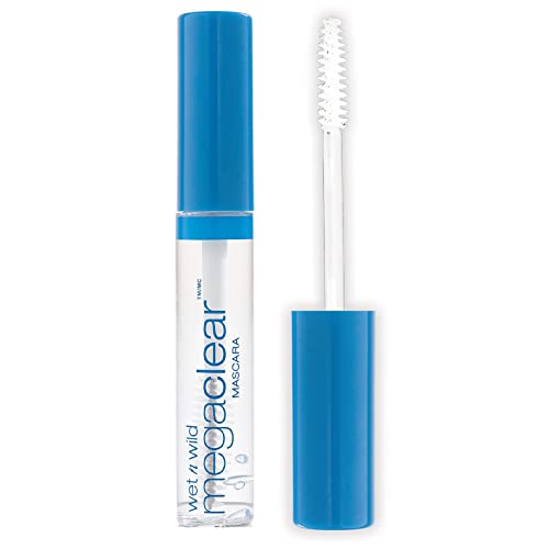 Wet n Wild - Mega Clear Mascara - Máscara de Pestañas Transparente para Hidratar y Reparar las Pestañas para un Aspecto Natural - Fórmula Especial con Proteína de Soja y Vitamina E - Clear - 1 Unidad