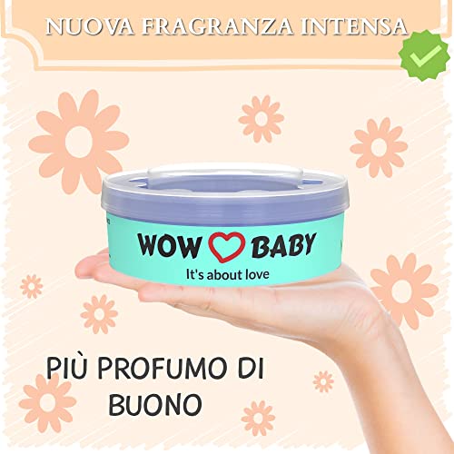 WOWBABY - Recarga perfumada de alta calidad compatible para Mangiapannolini Tommee Tippee Twist & Click, Sangenic Tec (1 carga)