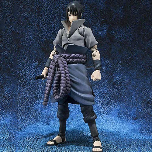 WXxiaowu Hurón Hermano PVC Modelo 5 en Naruto Shippuden Sasuke Vibración Estrellas Uchida Sasuke Figura