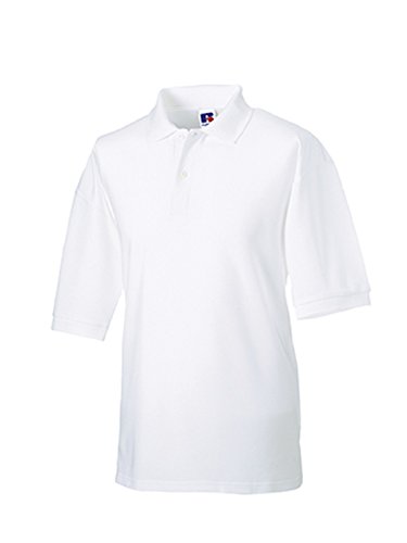 (XXXX-Large, White) - Jerzees Classic Polo Shirt