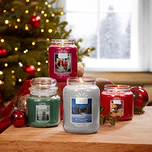 Yankee Candle Vela Aromática en Tarro Grande, Neblina Incesante, Colección Alpine Christmas, Duración de Combustión de Hasta 150 Horas