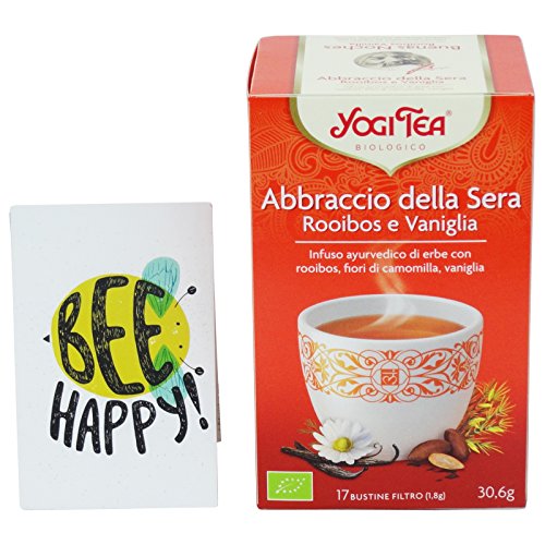 YOGI TEA - Infundido Orgánica Relajante con el Rooibos, Manzanilla, Cacao y Vainilla - 17 Filtros