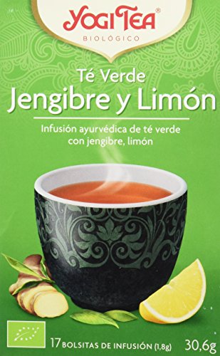 Yogi Tea Verde Jengibre Limón - Paquete de 6 x 17 Sobres - Total: 102 Sobres