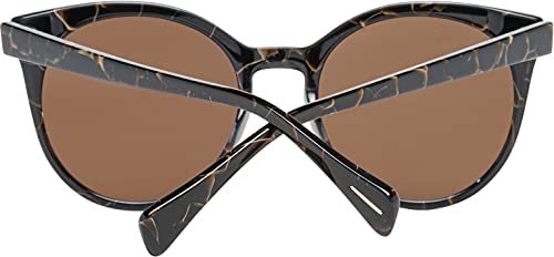 Yohji Yamamoto 5003-134-54-20-140 Gafas de sol unisex de marco de plástico marrón