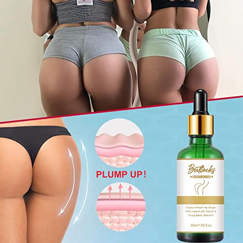 YUNYI Crema de Aceite Esencial para Aumento de glúteos Sexy - Aceite Moldeador de Masaje de glúteos, Crema de Masaje para realce de glúteos Crema reafirmante de Cadera Femenina 30ML