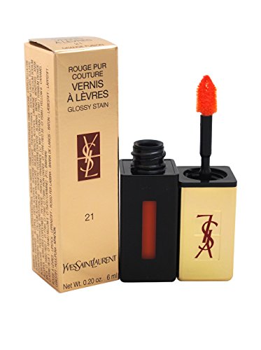 YVES SAINT LAURENT LABIAL ROUGE PUR COUTURE VERNIS 21