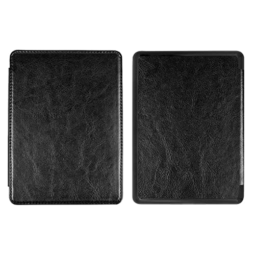 YYS Kindle Paperwhite 7th 6th 5th Funda Premium de Cuero PU con Correa de Mano, para Amazon Kindle Paperwhite Antes de 2018, Cubierta, 6, Auto Wake/Sleep