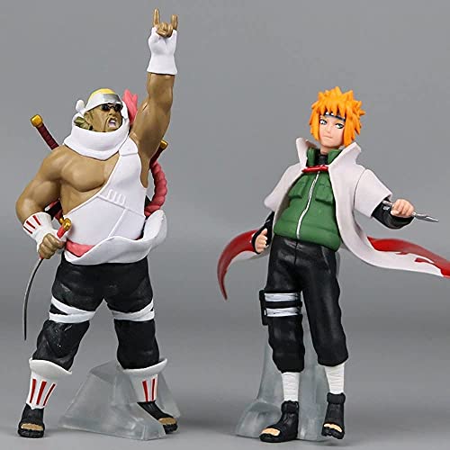 ZAKRLYB Naruto Shippūden Uchiha Sasuke Hatake Kakashi Killer Bee Namikaze Minato Bagged Figure Anime Dibujos Animados Juego Carácter Muñecas Modelo Estatua Juguete Decoración de Escritorio Decoración