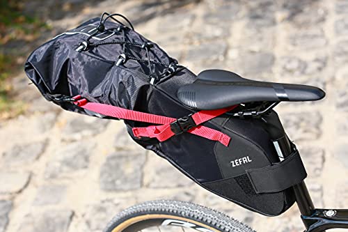 ZEFAL Bolsa de Sillín Z Adevnture R17 - 17 litros - Bikepacking - Bolsa Bicicleta Sillin Impermeable de Gran Volumen - Alforjas Bici