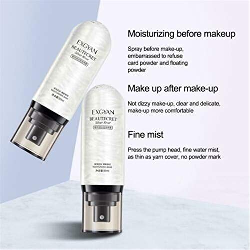 ZGBQ Spray fijador de Maquillaje, Spray fijador Galaxy Aerosol de Maquillaje Quicksand, Adecuado para Todo Tipo de Piel (90ml)