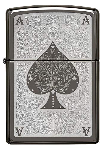 Zippo Ace Lighter - Mechero, Color Negro