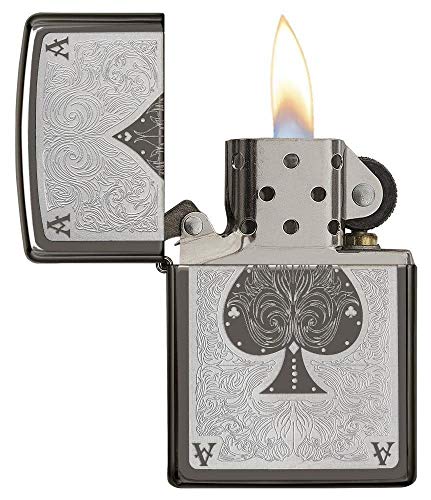 Zippo Ace Lighter - Mechero, Color Negro