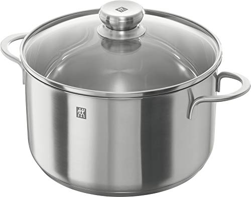 Zwilling 40110-009 Nova - Batería de cocina, set de 5 piezas, Acero inoxidable, Apto para todo tipo de cocinas, incluída inducción