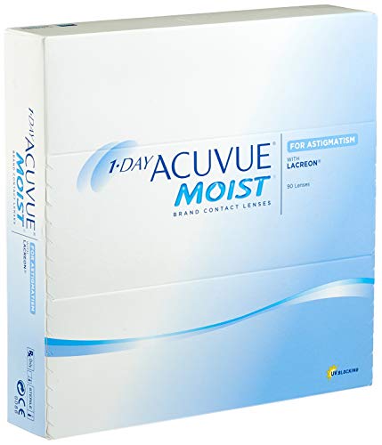 1-DAY ACUVUE® MOIST for ASTIGMATISM - Lentillas diarias - protección UV - 90 lentes