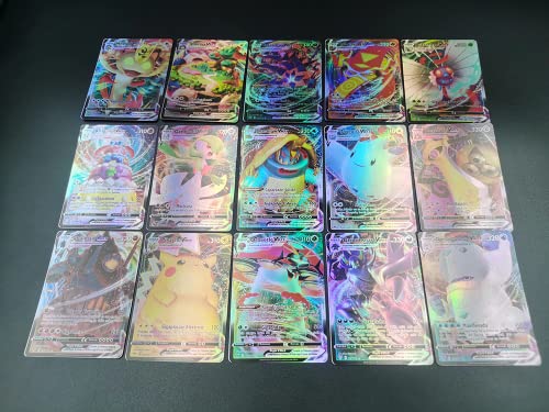 100 Cartas Pokemon V-VMAX Español,Carta Coleccionables (100 Cartas Brillante),Cartas Fantásticas