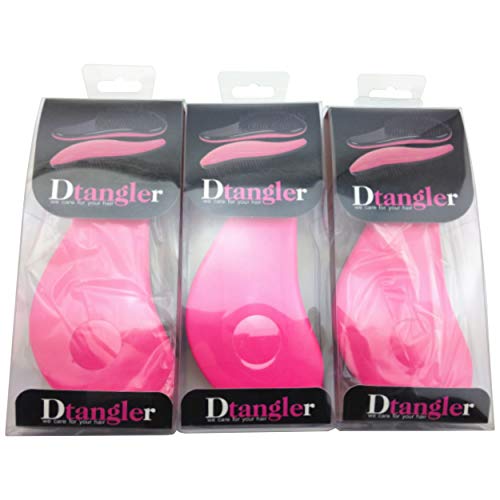 2 cepillos para el pelo desenredantes DEtangleR Tangle Master en color blanco o rosa o azul cepillos para desenredar y lograr un pelo perfecto, 1x Rosa y 1 x Blanco