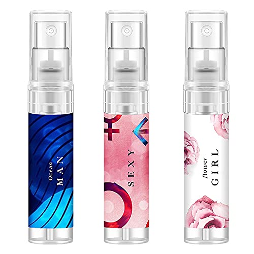 2 piezas Flirt Feromonas Perfume Señora Cuerpo Spray Antitranspirantes Perfume Fragancias Feromonas Perfume Ideal para Niñas Mujeres Atraer Hombres