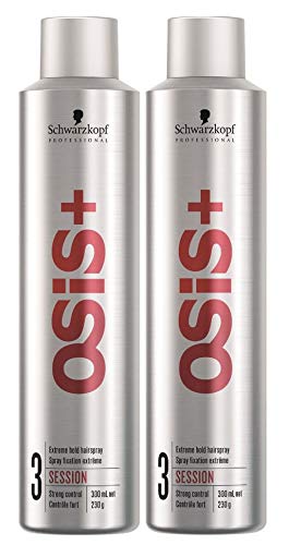 2 Session haarspray 3 OSiS Negro cabeza Professional muy Hold 300 ml