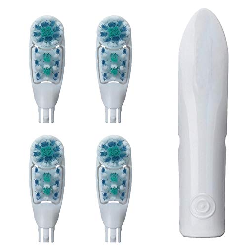 4 cabezales de repuesto para cepillo de dientes con pilas para cerdas suaves completas Oral B Dual Clean