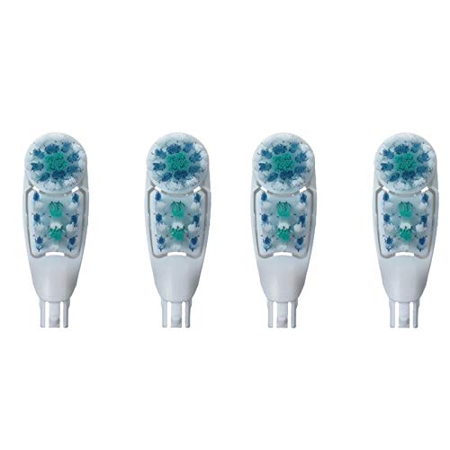 4 cabezales de repuesto para cepillo de dientes con pilas para cerdas suaves completas Oral B Dual Clean