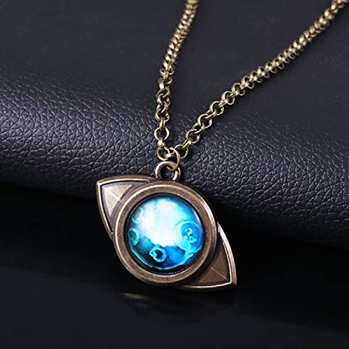 Accesorios De Anime Acordados Neverland Ojos Azules Joya Colgante De Aleación Collar Colgante Accesorios De Joyería Para Hombres Y Mujeres Regalos De Cumpleaños